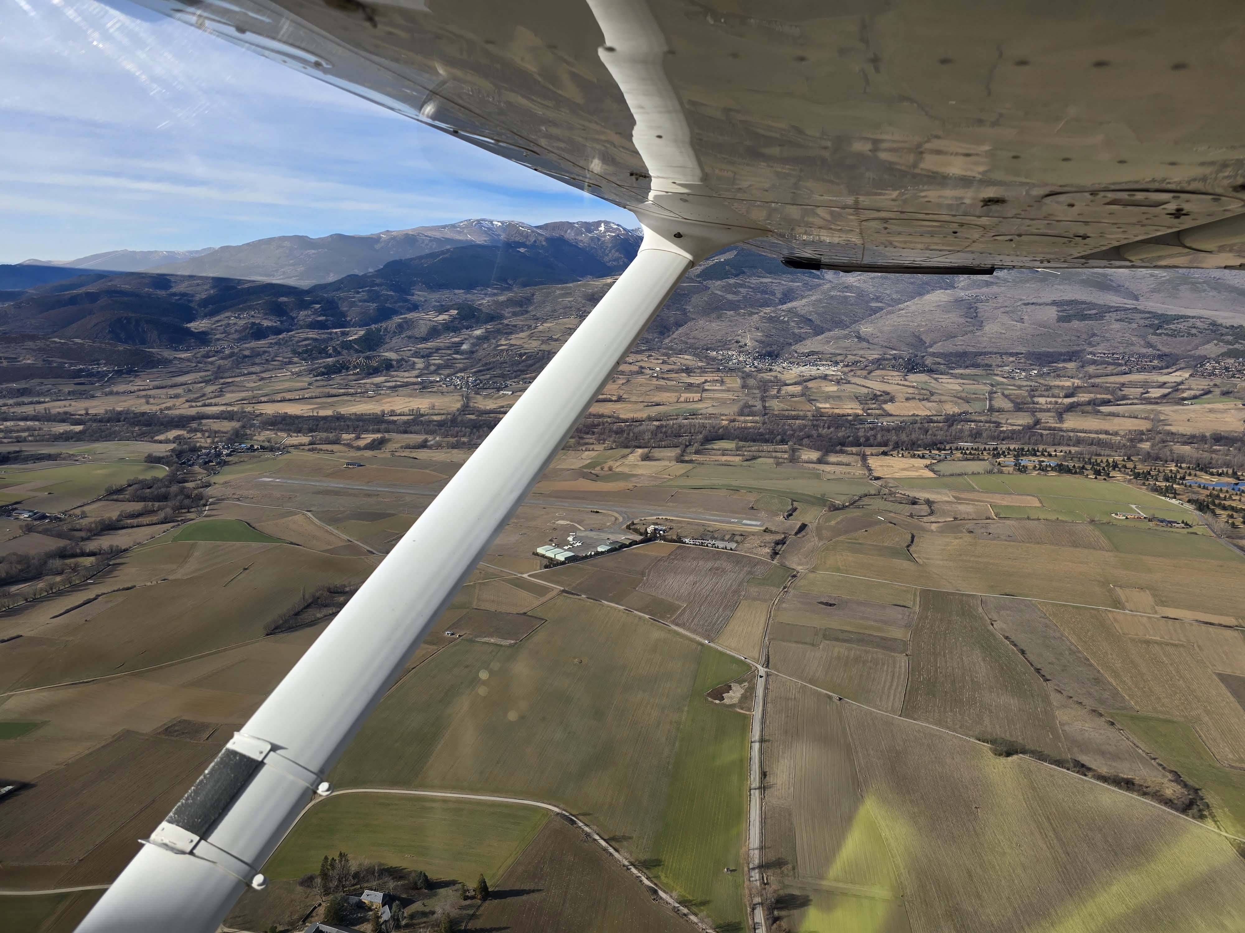 LECD Airfield - a great spot for lunch in the Pyrenees.